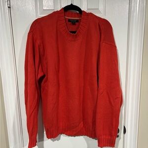 Banana Republic Men's Vibrant Red Crewneck Sweater